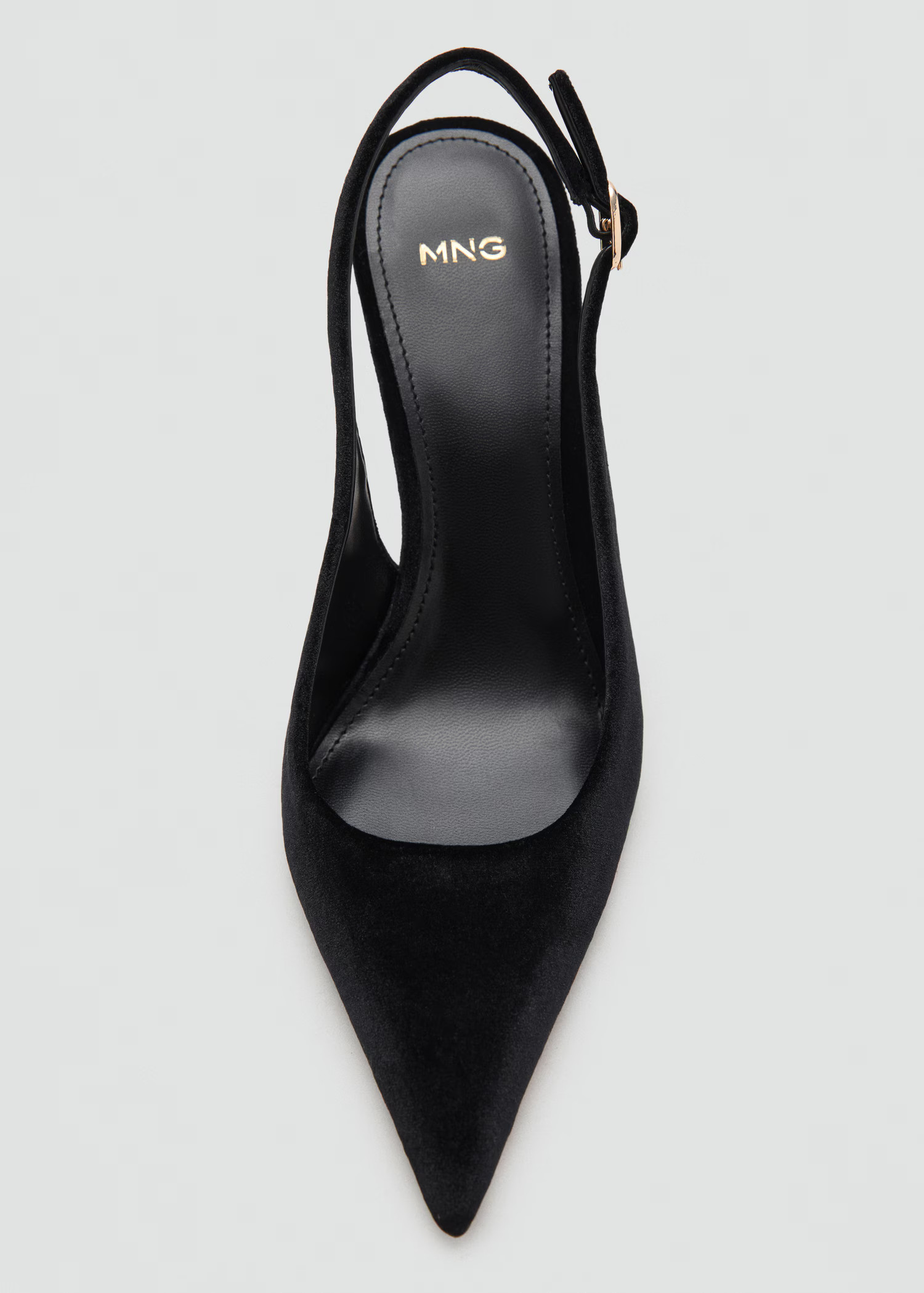 Velvet heeled shoes | Mango (US/MX/AU)