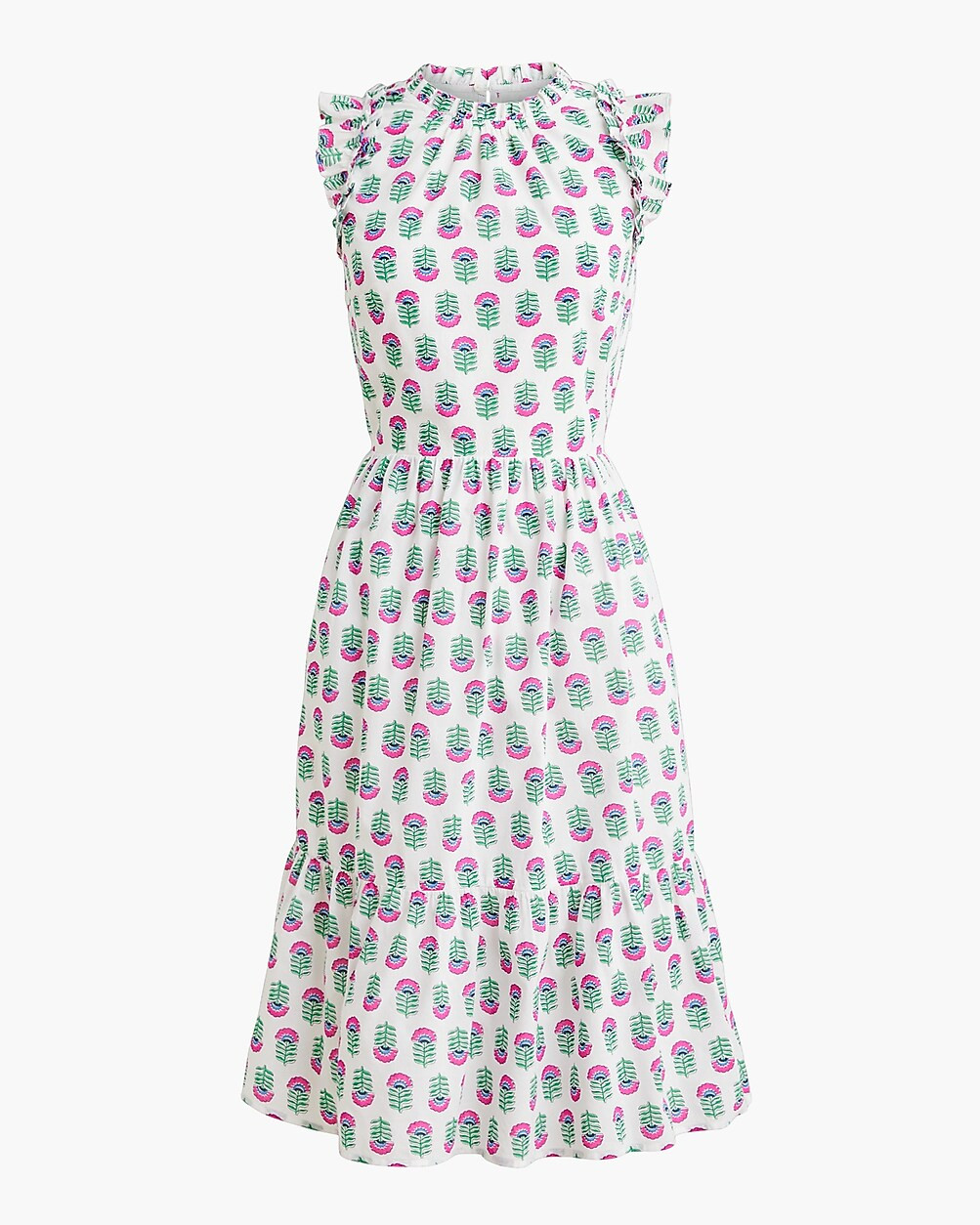 Mini dress with ruffle sleeves | J.Crew Factory