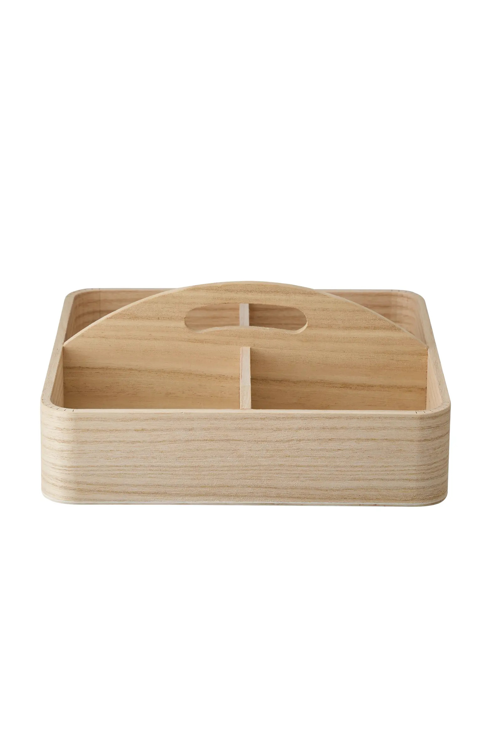 Quartet Sectional Paulownia Wood Organizer | Nordstrom