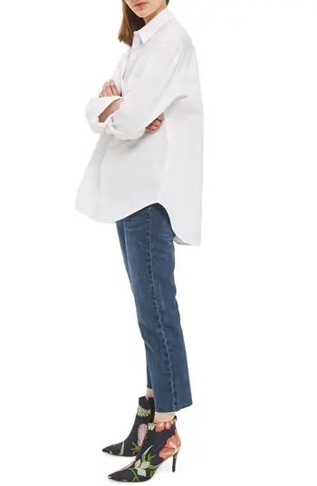 Women's Topshop Weekend Dree Crop Flare Jeans, Size 25 x 30 - Blue | Nordstrom