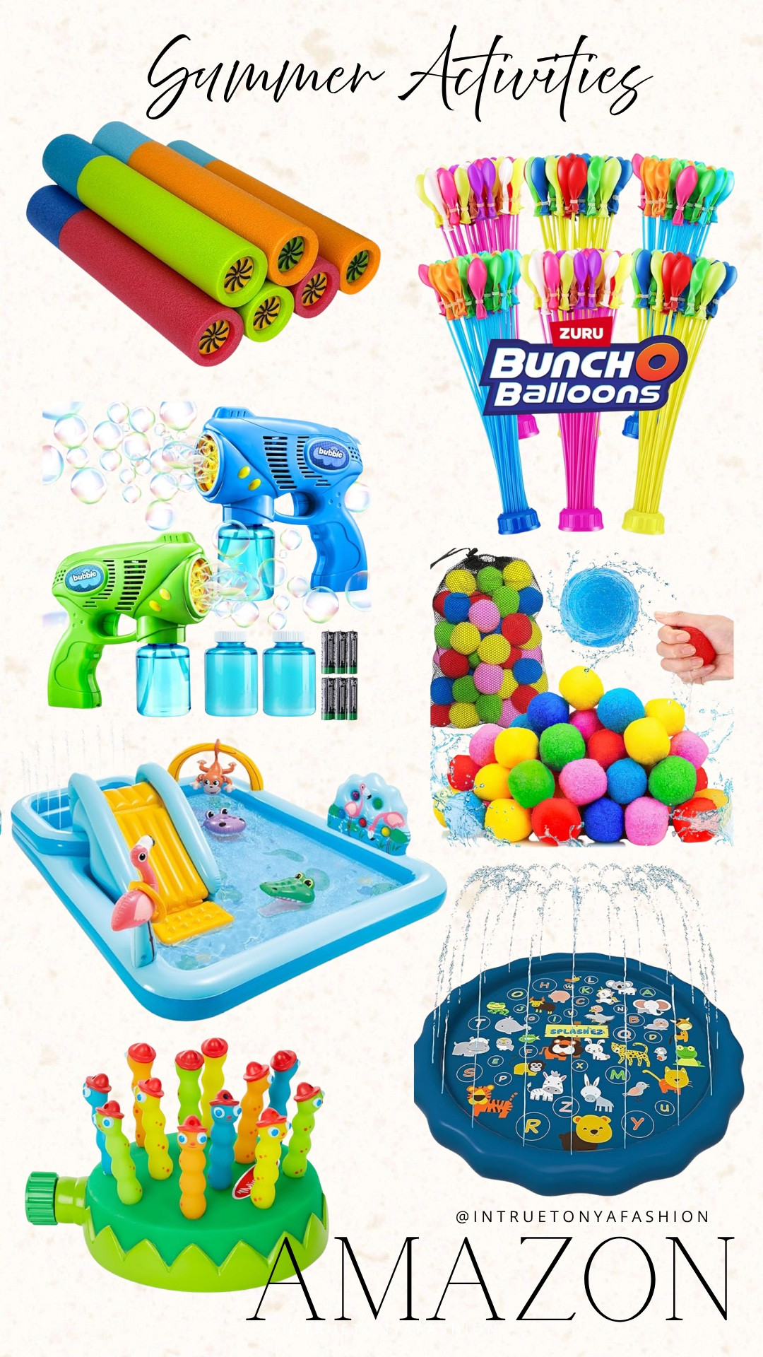 Outdoor water activities for kids 





Backyard splash pad, Memorial Day sale, amazon Memorial Day sale, water toys kids, backyard toys kids, gifts for kids

#LTKSeasonal #LTKSaleAlert #LTKKids