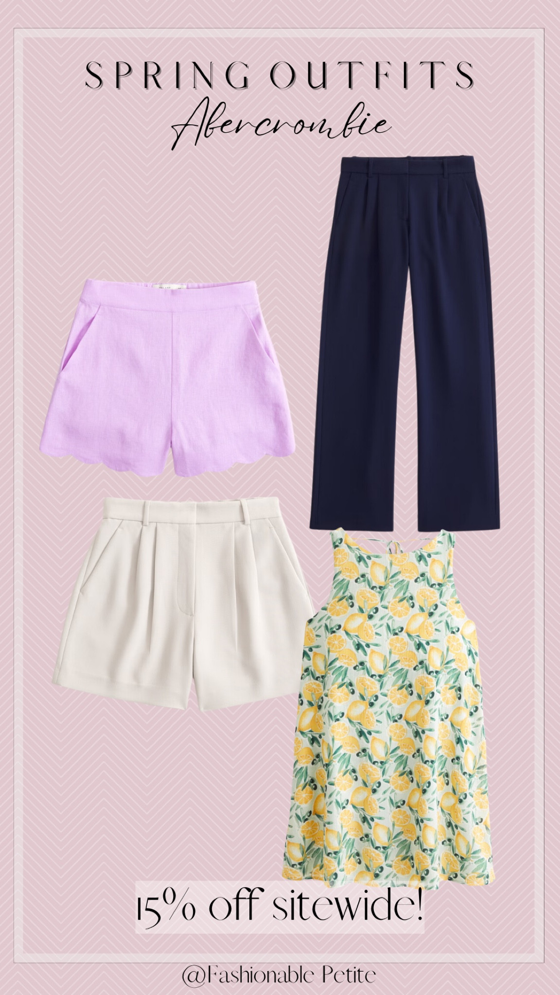 Shorts seasons is just around the corner! 15% off site wide at Abercrombie. 

Spring outfit. Dresses. Shorts. Summer outfit. 

#LTKsalealert