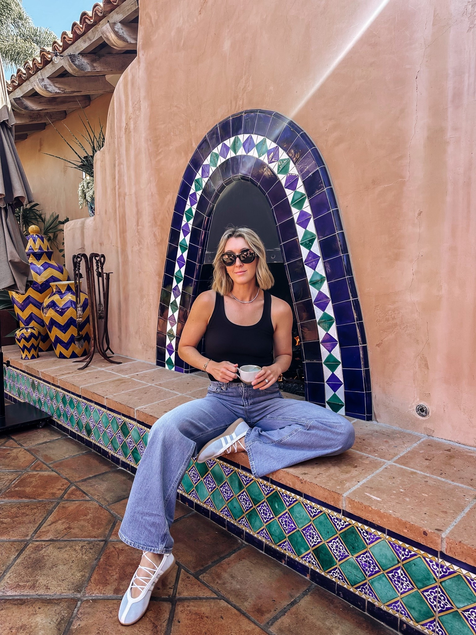 Casual outfit, adidas, ballerina flats , wide leg jeans 

#LTKFindsUnder100 #LTKStyleTip #LTKShoeCrush