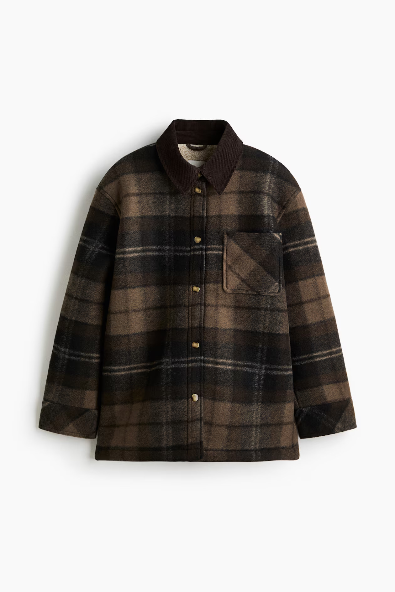 Teddy-Lined Shacket | H&M (US + CA)