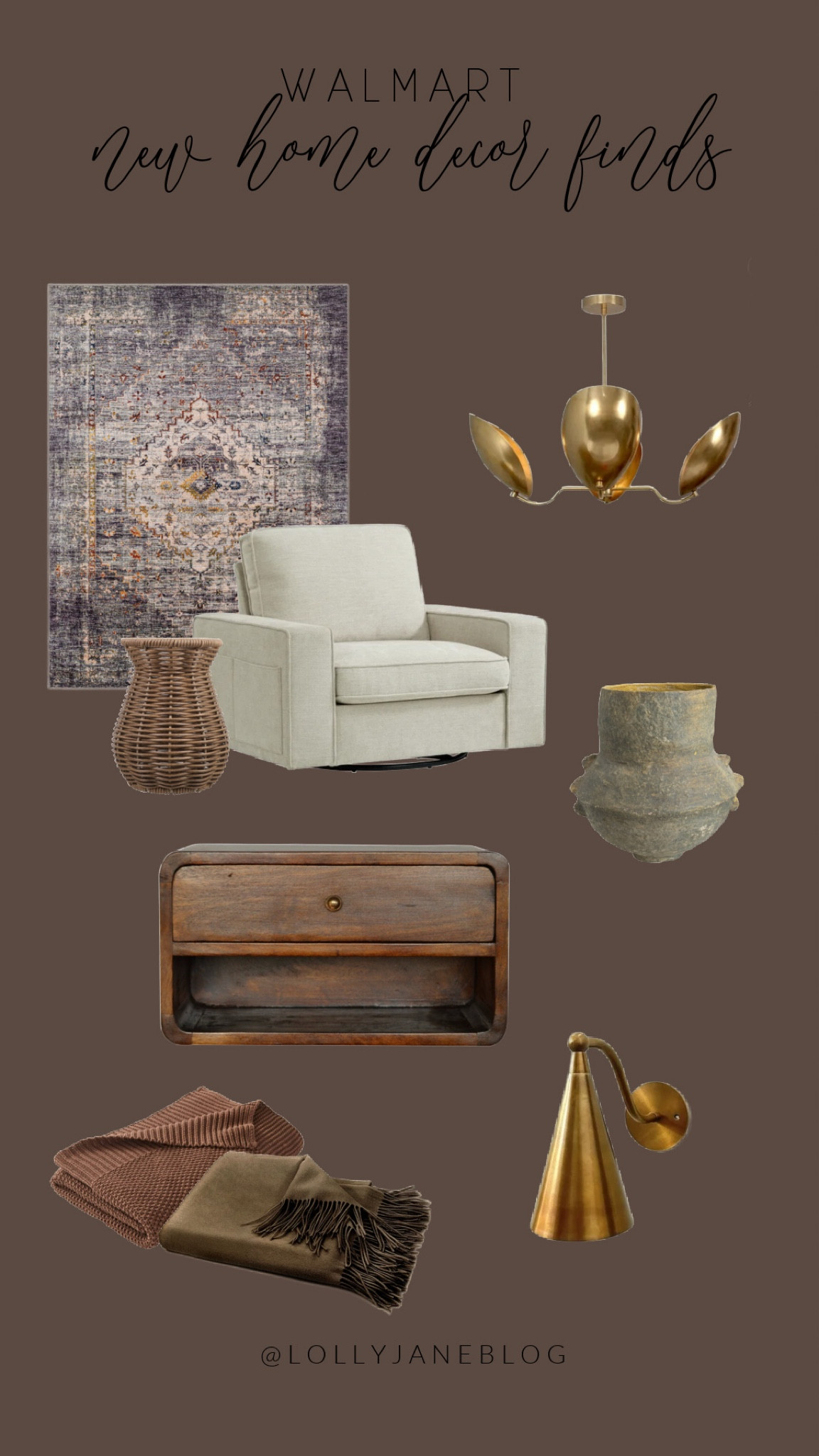 ✨ Elevate your space without breaking the bank! 

These new home decor finds at Walmart are exactly what your home needs:

Cozy up with a chic tan rug
Relax in style with a sleek leather armchair
Add a pop of color with a floral throw pillow
Bring function and flair with a leather bench
Shine bright with a gorgeous gold light fixture Gather around a timeless wooden round table

Transform your home into a stylish sanctuary—shop these must-haves now at Walmart! ✨ #HomeDecorGoals #WalmartFinds #StyleOnABudget

#LTKSeasonal #LTKGiftGuide #LTKHoliday