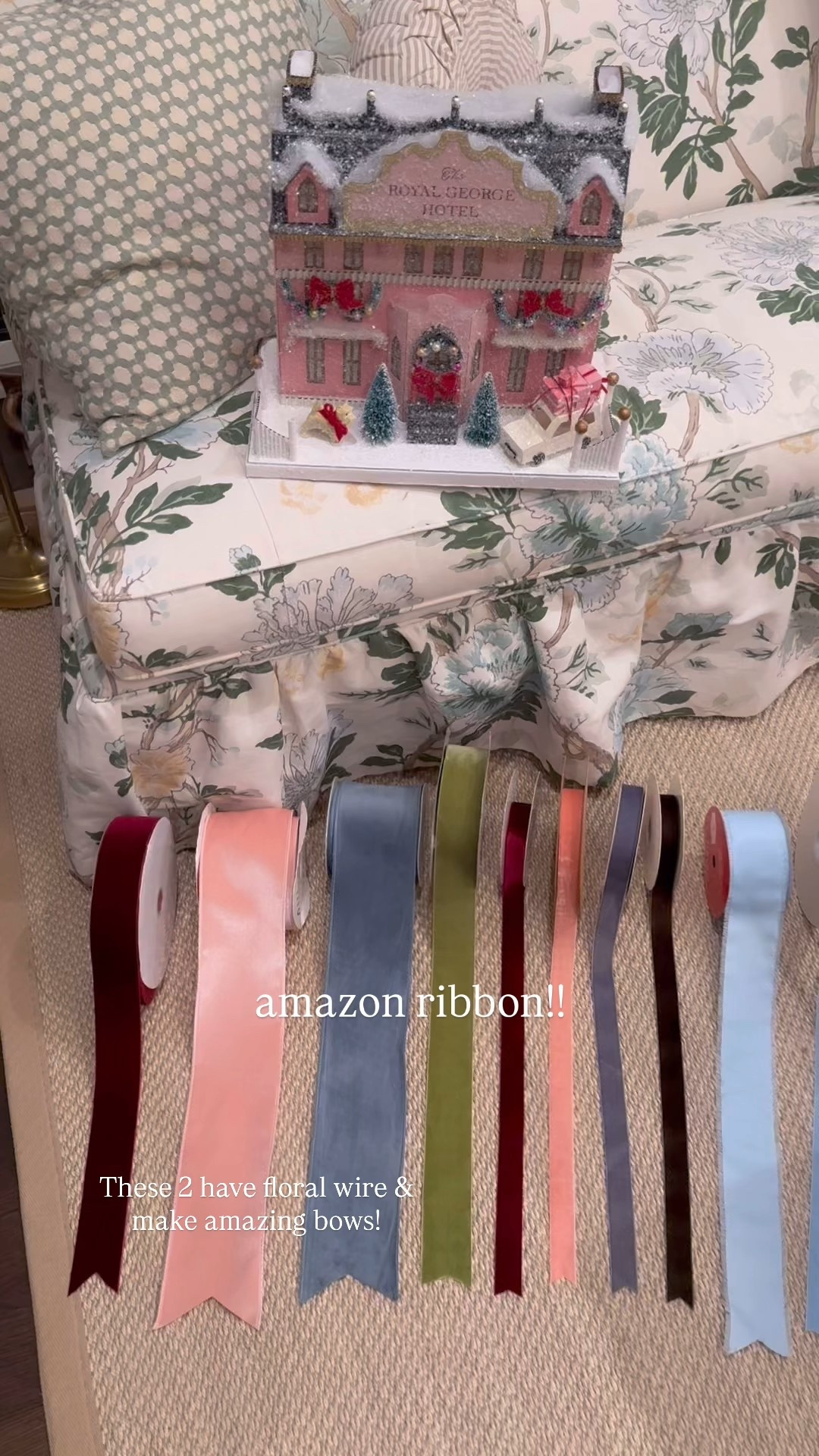 All the best Christmas ribbon! These 4 inch velvet ones have floral wire, so they make the best bows! 

Christmas decor, Christmas ribbon, velvet ribbons 

#LTKHoliday #LTKGiftGuide