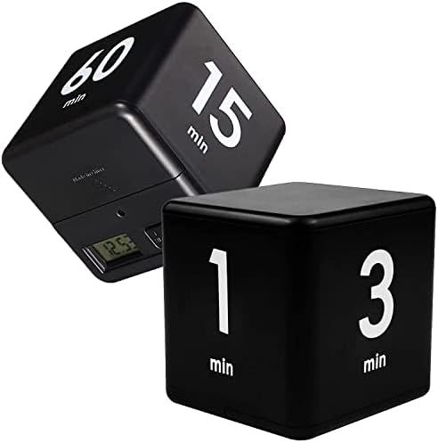 2 Pcs Cube Timers, Kitchen Timer Kids Timer Workout Timer Study Timer Gravity Sensor Flip Timers for | Amazon (US)