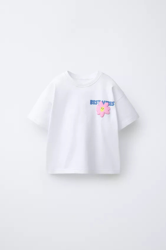 STICKER PRINT T-SHIRT | Zara US