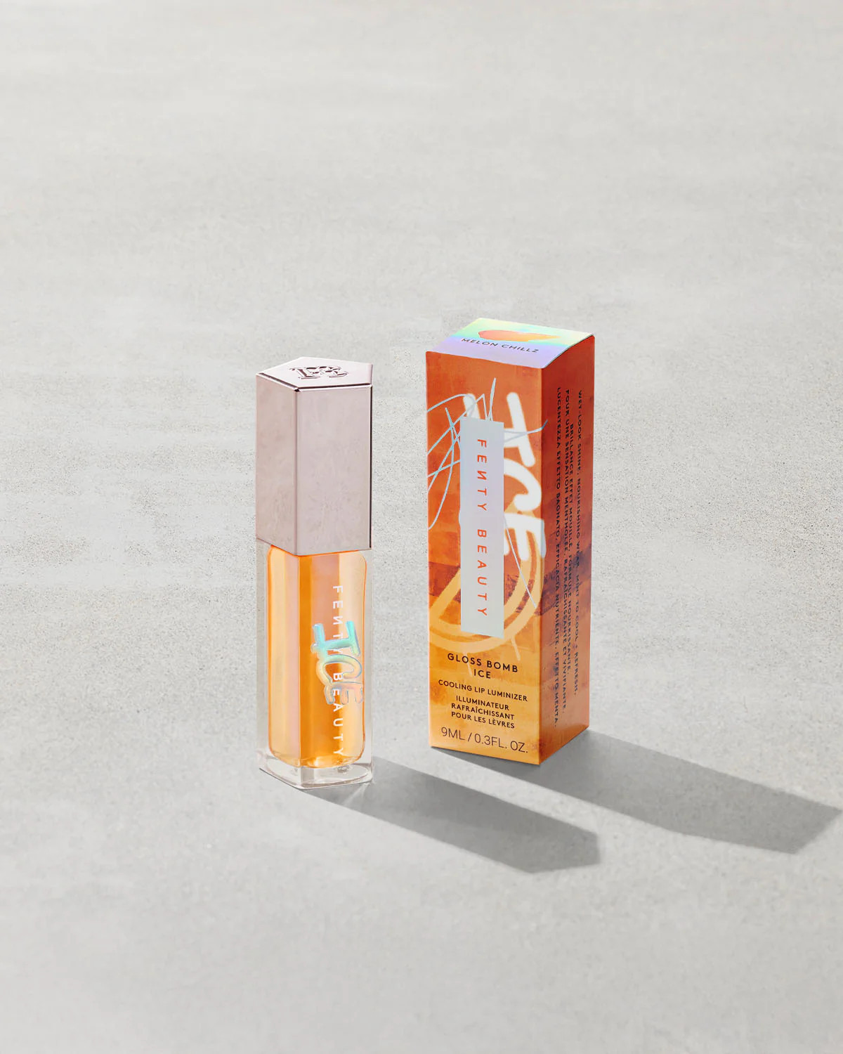 Gloss Bomb Ice Cooling Lip Luminizer Melon Chillz | Fenty Beauty