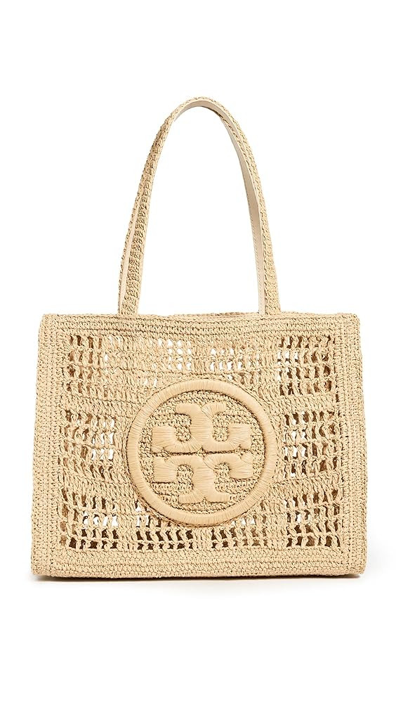 Tory Burch Women's Ella Hand Crocheted Small Tote | Amazon (US)