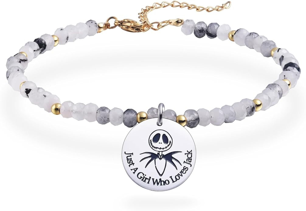 Melix Home Jack Bracelet Gifts For Fans Teen Girls Women Birthday Present Natural Stone Bracelets | Amazon (US)