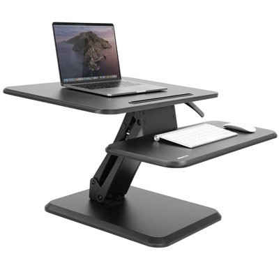 Mount-It! Height Adjustable Standing Desk Converter, 25 Wide Desktop, Sit-Stand Converting Desks with Gas Spring for Home & Office | Target