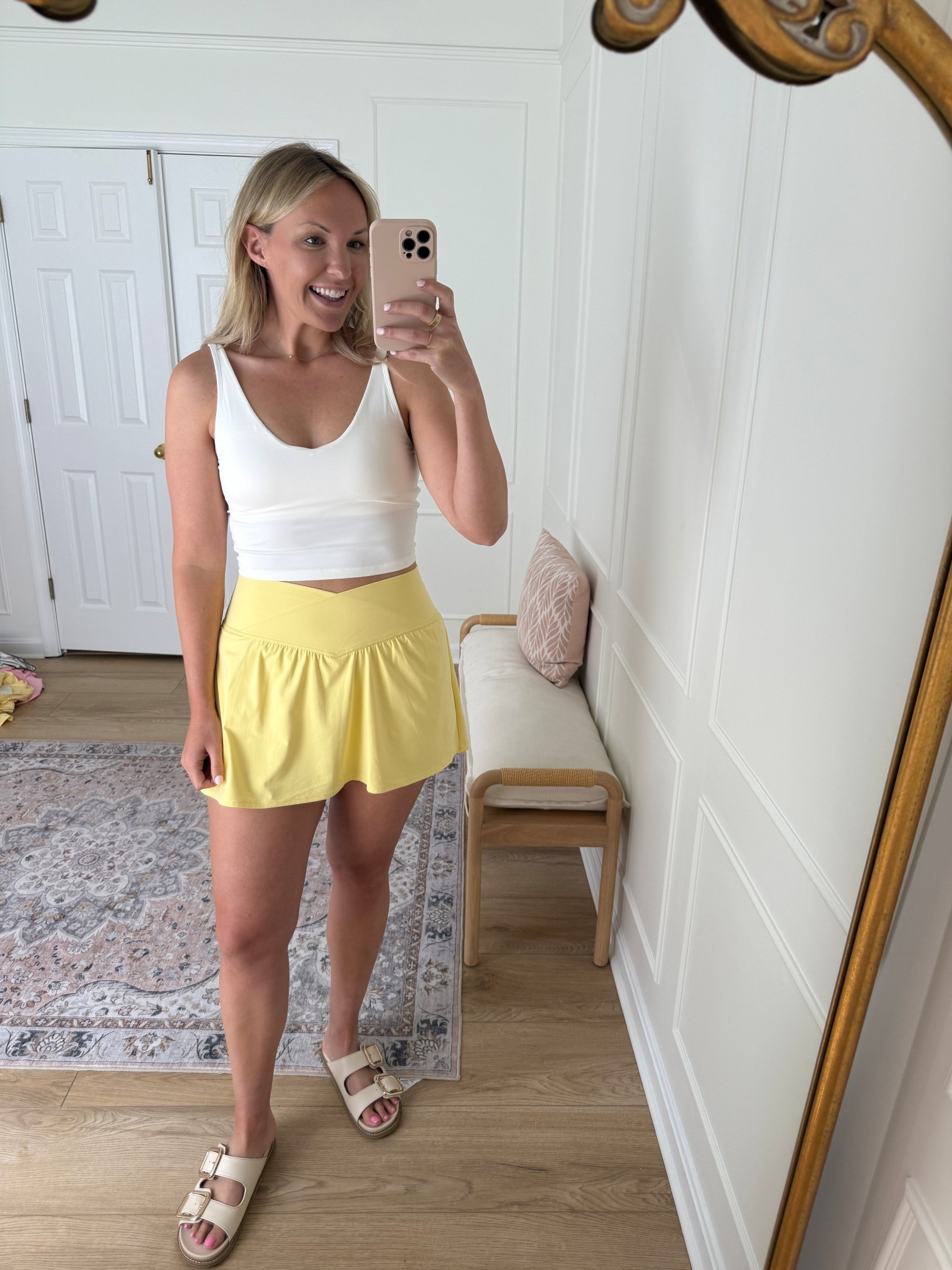 Activewear- workout set - wearing a med top and large bottoms 

#LTKActive #LTKMidsize #LTKFindsUnder50