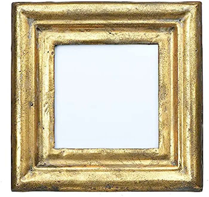 Creative Co-op EC0381 Antiqued Gold Square (Holds 3.5" x 3.5" Photo) Picture Frame | Amazon (CA)