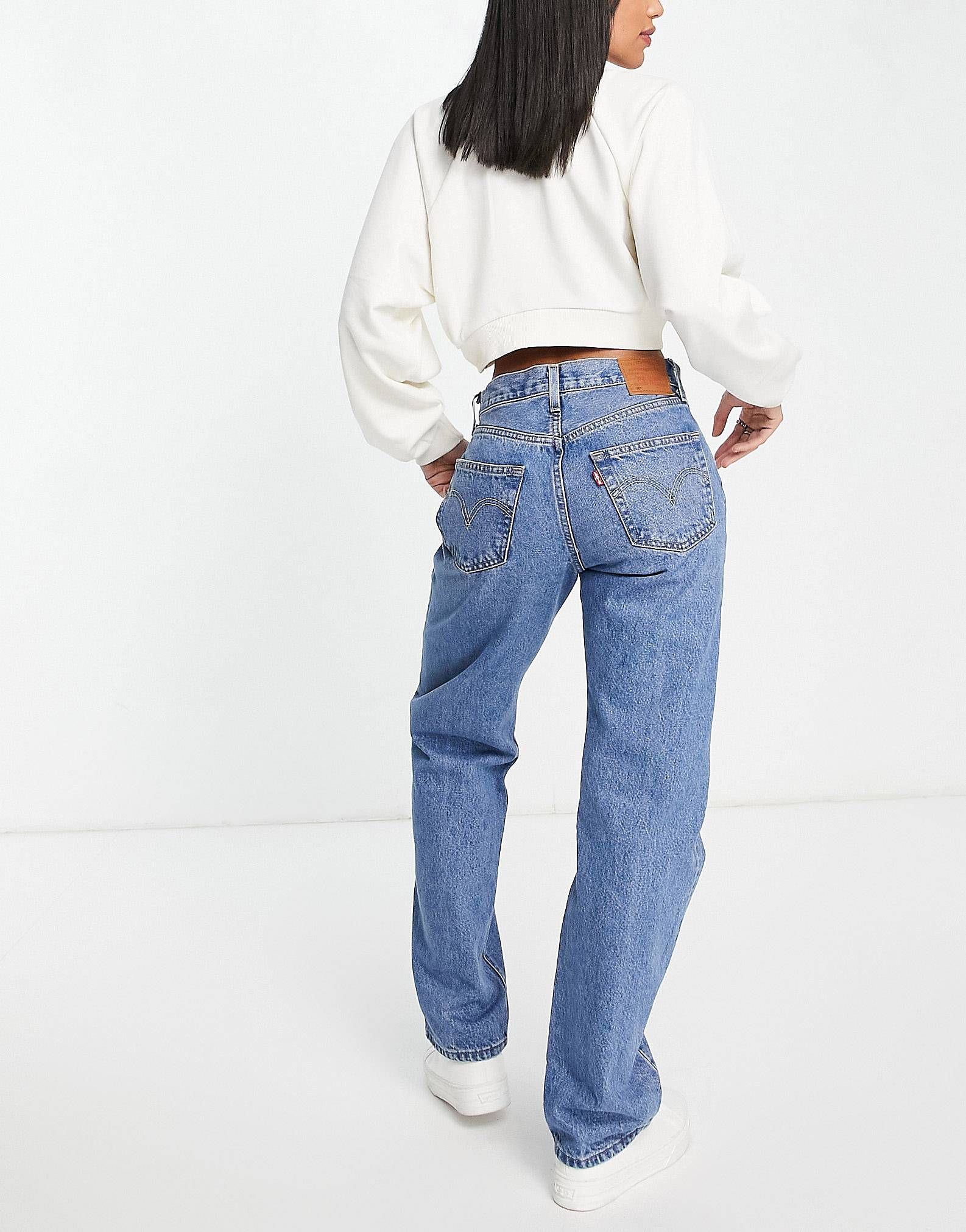 Levi's 90's 501 jeans in mid wash blue | ASOS (Global)