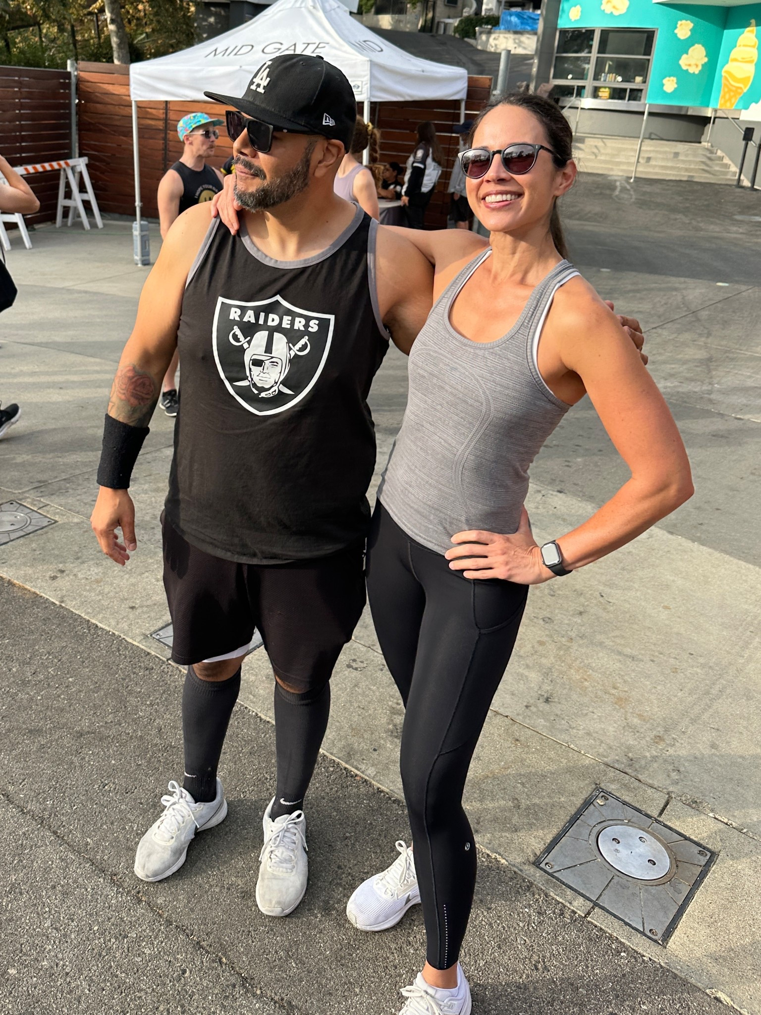 💪 Saturday Sweat at the Hollywood Bowl! 💪

This morning I got to move with my good friend German, who has lost 30 lbs through diet and exercise alone 🙌 I’m so proud of him!

We joined the Saturday Stairs community — a free workout almost every Saturday at 8 AM at the Hollywood Bowl. It’s such an awesome vibe with cool people, running, walking, and bodyweight moves like burpees, squats, and planks. Bonus: we’re dog and kid friendly 🐶👧👦 Come join us next time!

✨ My go-to workout staples for mornings like this:
* 🖤 Lululemon Fast and Free Leggings (black, size 4)
* 🌫️ Lululemon Swiftly Tank (grey, size 4)
* 🤍 Lululemon Energy Bra (white, size 6)
* 👟 Nike Pegasus (white)
* 🧦 Balega Running Socks (white)
* ⌚ Apple Watch to track it all
* 
There’s nothing better than starting the weekend with movement, community, and friends. ❤️

#LTKfit #LTKactive #LTKstyle #Lululemon #NikeRunning #SaturdayStairs


#LTKActive #LTKStyleTip #LTKOver40