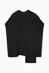 WOOL-BLEND CAPE - Black - Coats and Jackets - COS | COS (US)