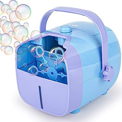 1byone Automatic Bubble Blower Machine for Kids, 2000 Bubbles per Minute, Portable for Outdoor/In... | Amazon (US)