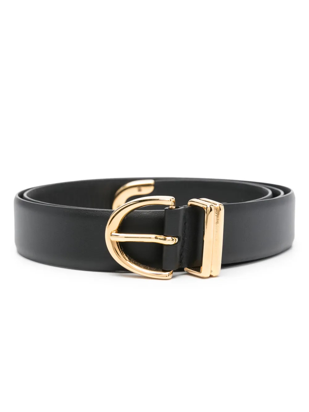 KHAITE The Bambi Leather Belt | Black | FARFETCH | Farfetch Global
