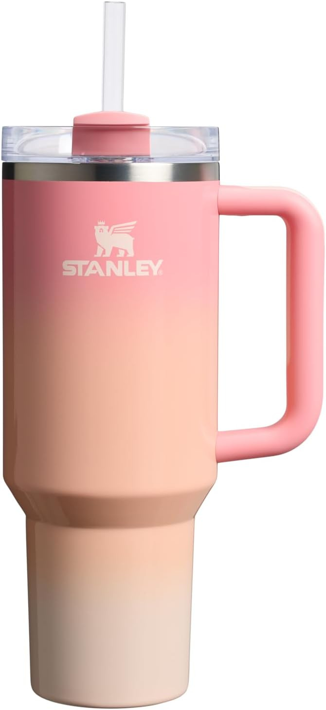 STANLEY Quencher H2.0 Tumbler with Handle and Straw 40 oz | Flowstate 3-Position Lid | Cup Holder... | Amazon (US)