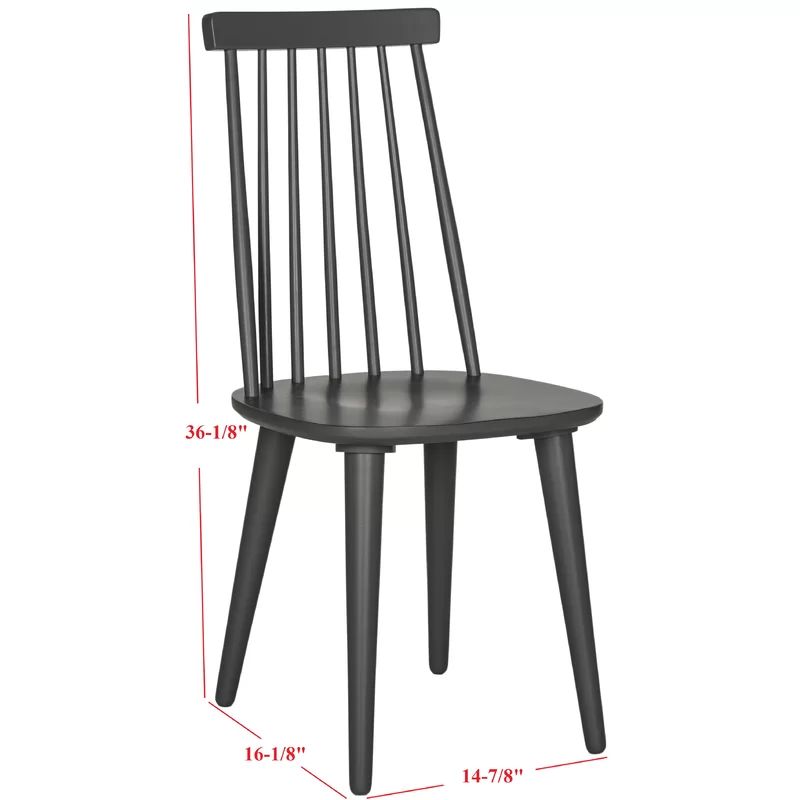 Teo Solid Wood Dining Chair (Set of 2) | Wayfair North America