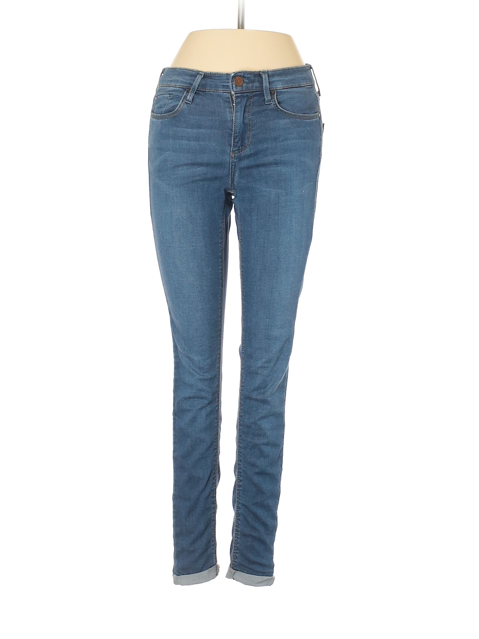 Topshop Jeans Size 2: Dark Blue Women's Bottoms - 35819049 | thredUP