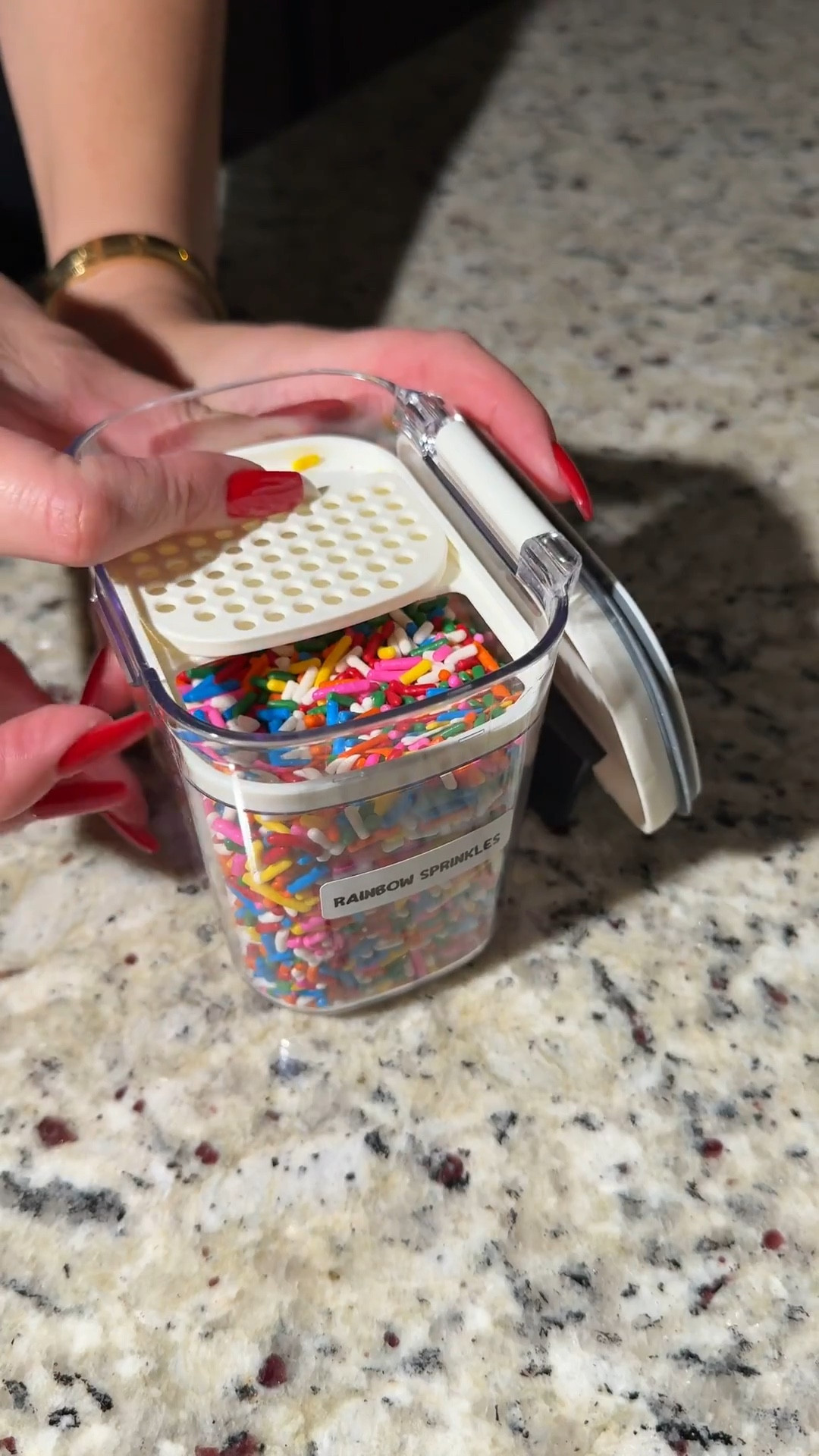 she's the sprinkle keeper🤌
Small but mighty... she keeps the fun stuff fresh.
#organizingtips #pantrystorage #storagesolutions #asmrrestock

Progressive ProKeeper Plus | ProKeeper 6 piece baker's storage set | airtight food storage containers | baking ingredient containers | pantry organization | flour and sugar storage | kitchen storage containers | pantry essentials | baking restock | food storage ideas | clear airtight containers | baking container set | kitchen restock aesthetic I pantry storage system | organized kitchen | gifts for her | kitchen gadgets | gifts for home | Black Friday | cyber Monday | amazon finds | amazon kitchen gadgets | amazon home | amazon deals

#LTKHome