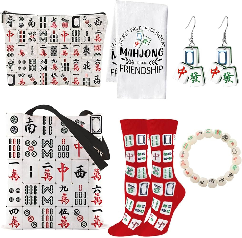 Mahjong Gifts for Women - Mahjong Lover Gift for Birthday Christmas, Mahjongg Gifts for Her Mom F... | Amazon (US)