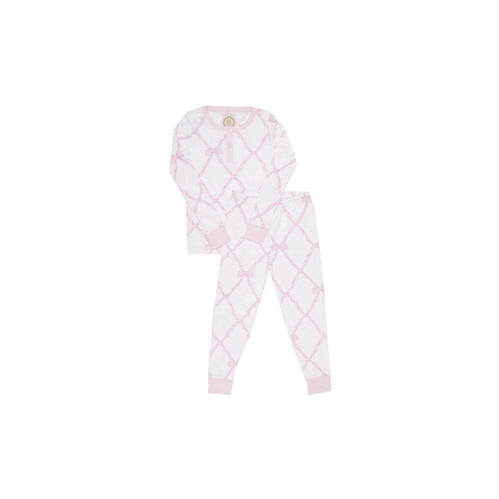Sara Jane's Sweet Dream Set - Belle Meade Bow with Palm Beach Pink | The Beaufort Bonnet Company