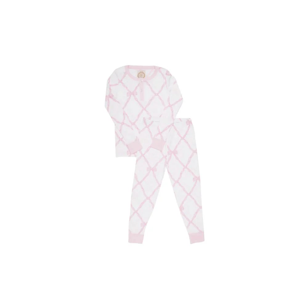 Sara Jane's Sweet Dream Set - Belle Meade Bow with Palm Beach Pink | The Beaufort Bonnet Company