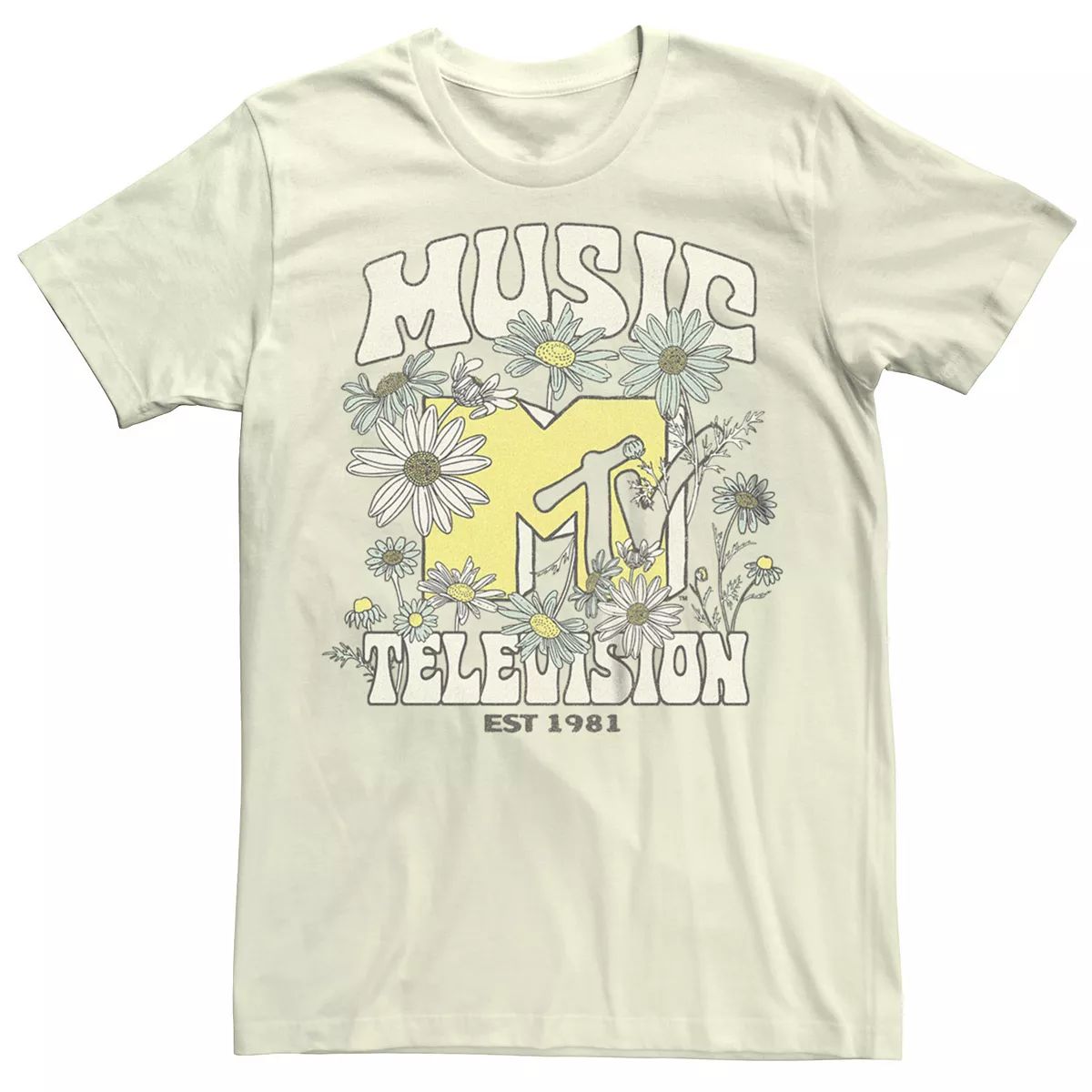 Juniors' MTV EST 1981 Flowers Logo Tee | Kohl's