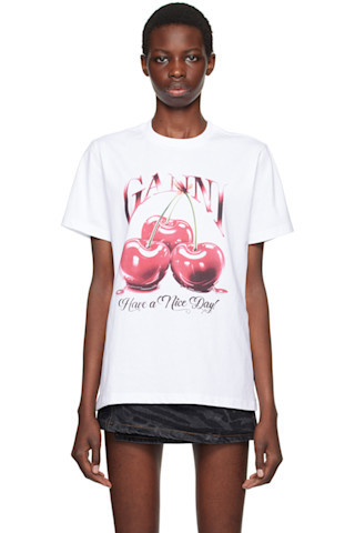 White Cherry T-Shirt | SSENSE
