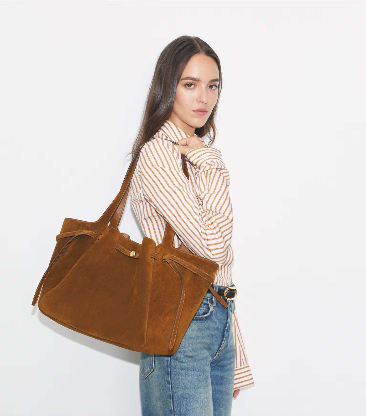 ROMY SUEDE TOTE | Tory Burch (US)