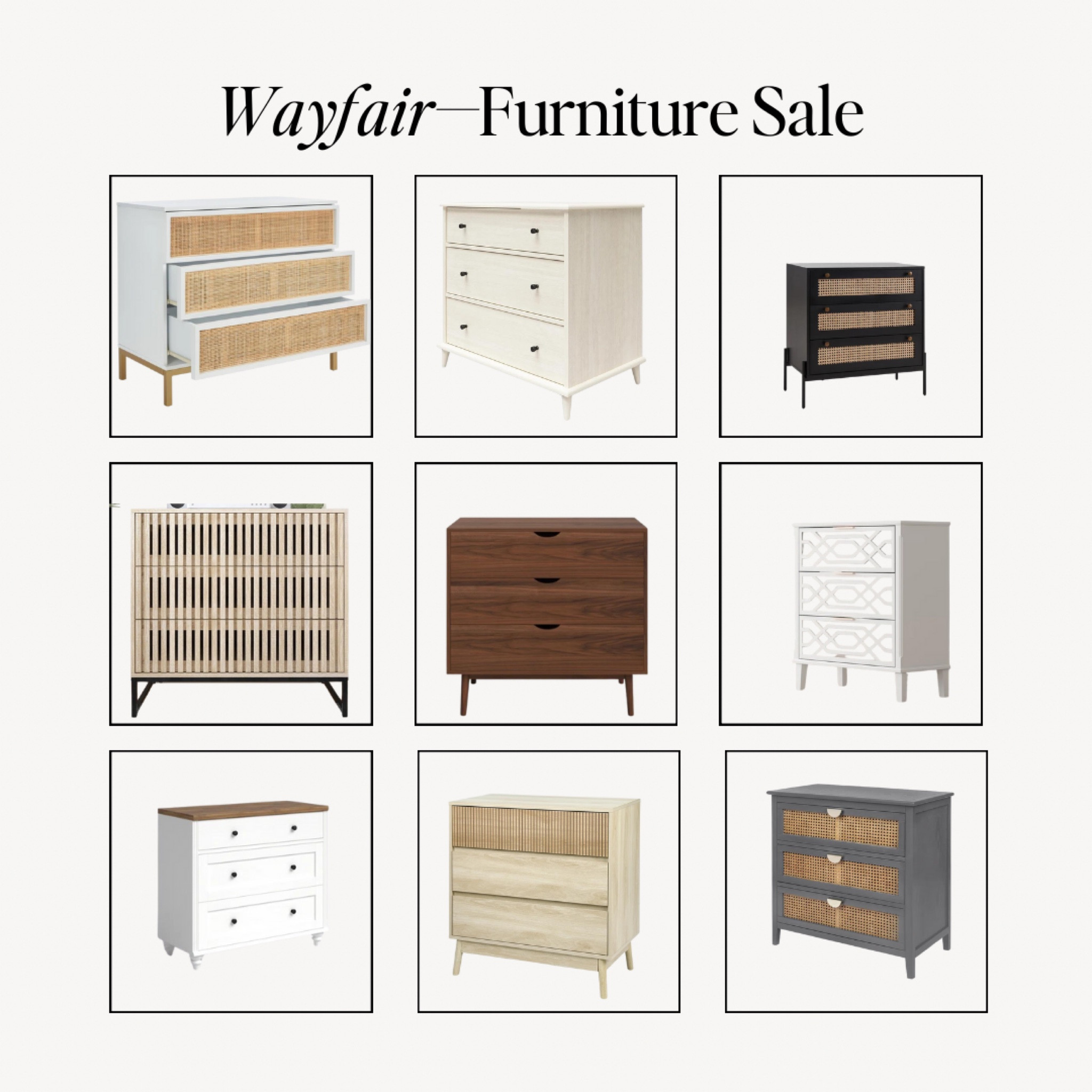 Sharing some of my fav bedroom furniture picks from the @wayfair sale! If you’re looking for new pieces that are high quality, but affordable, wayfair is definitely one of the best places! Here’s a few nightstand options I love! #ad #wayfair #wayfairpartner