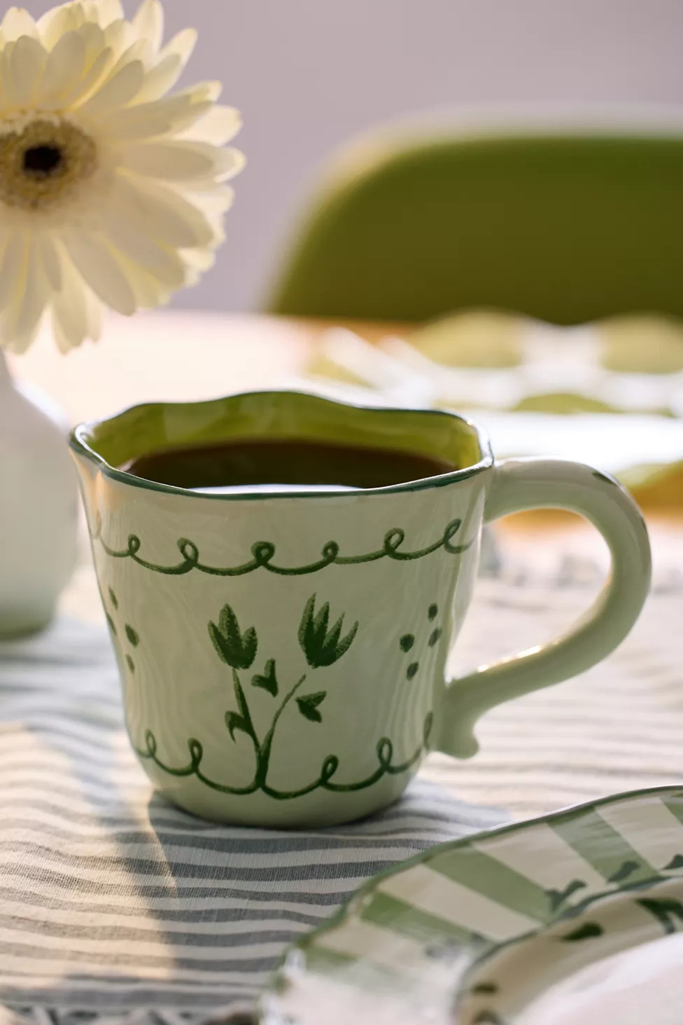 Floral Handmade Ceramic Mug | Urban Outfitters (US and RoW)