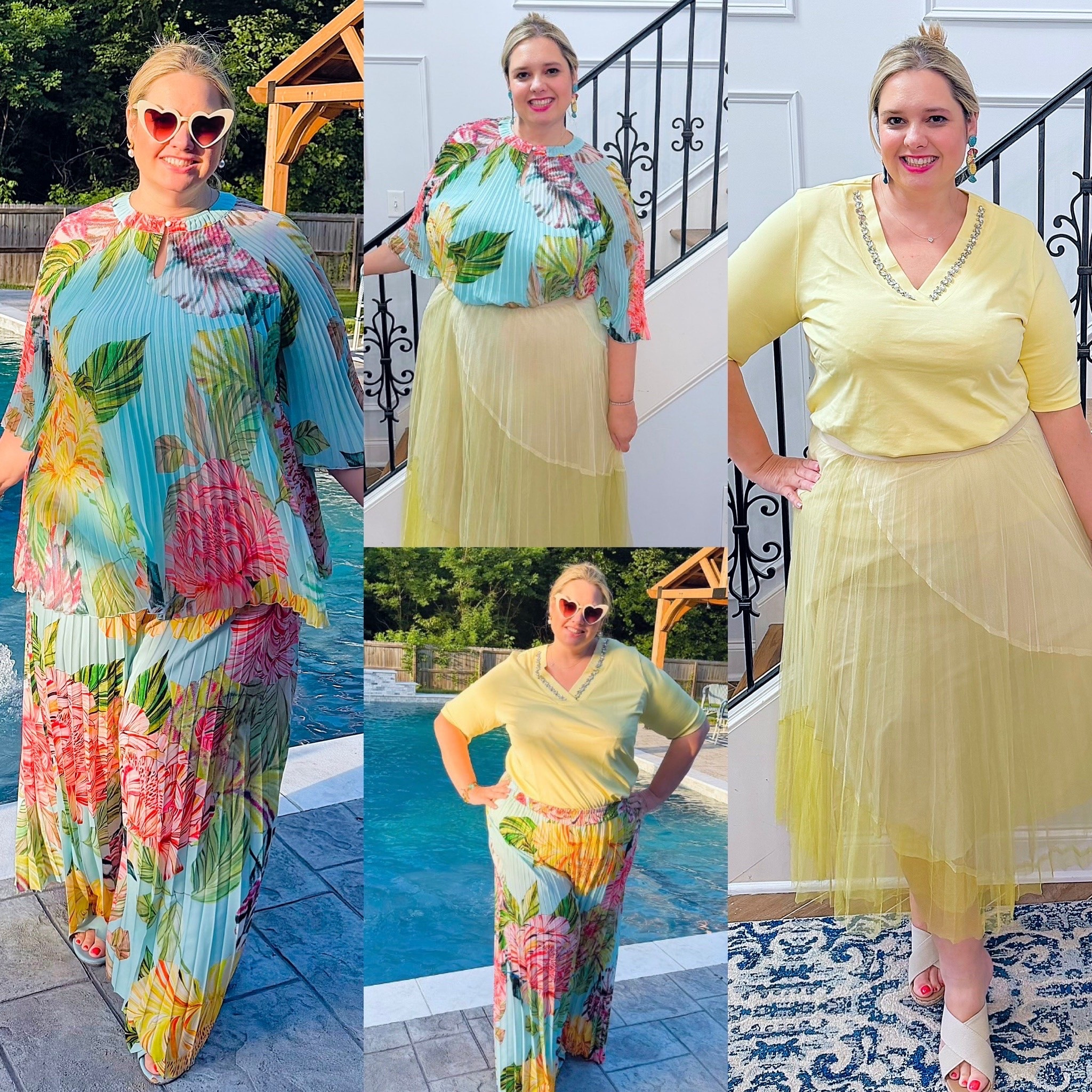 When choosing a new outfit I always try to keep in mind not only how will this work for my lifestyle but what do I already own this will already work with. I love mixing up my pieces and while I love both this statement print and monochromatic looks I also love these mixed looks. Wearing an 16/18 in everything but the pants, which I sized up
In.

#LTKgrwm #LTKPlusSize #LTKootd