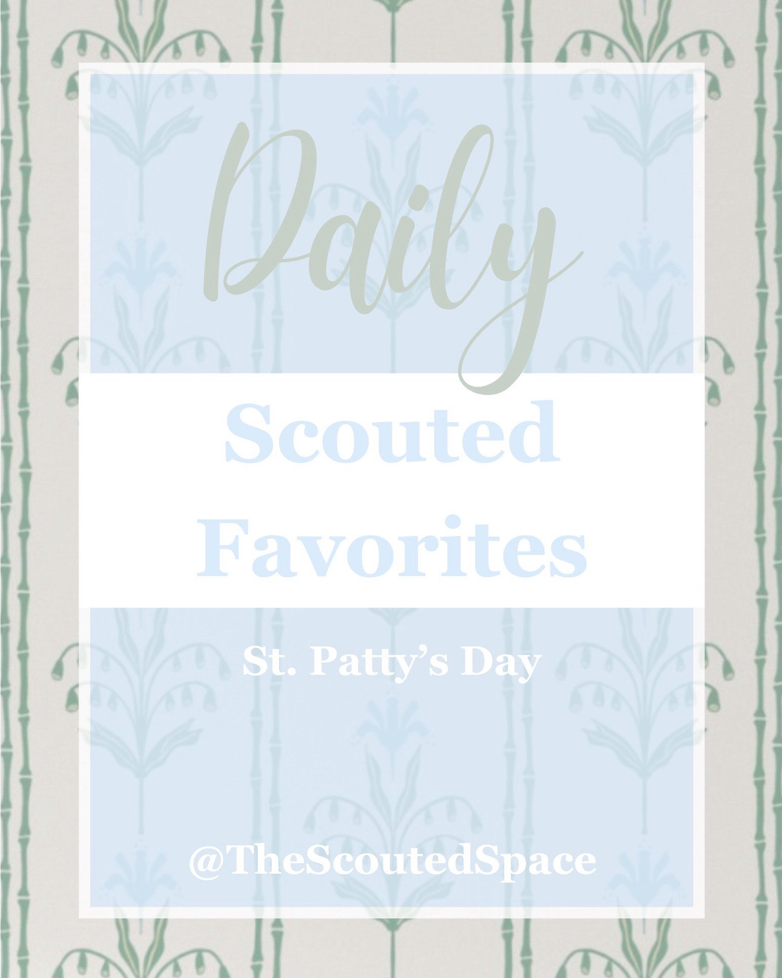 St. Patty’s Day!

Pinch Me! These are the cutest green goodies to add to your cart before St. Patty’s Day sneaks up on us!

#LTKFindsUnder100 #LTKStyleTip #LTKSeasonal