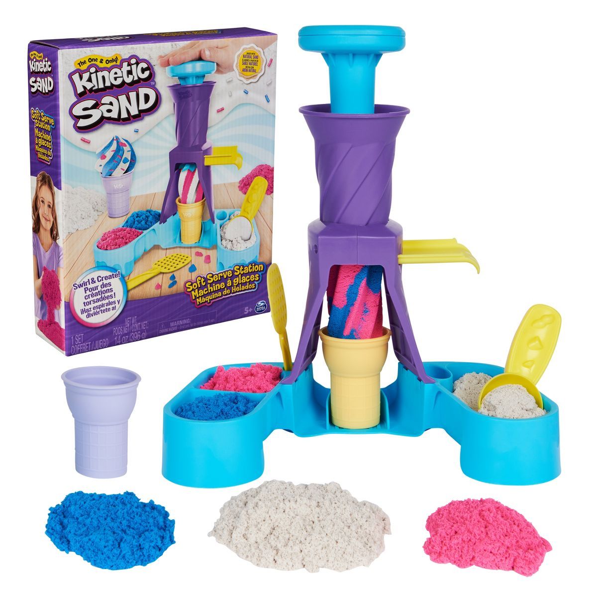Kinetic Sand Soft Serve Station Sand Art | Target