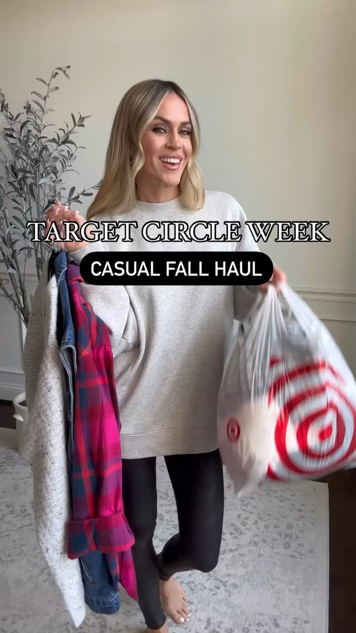 Sale alert- 30% off women’s clothes at Target!! 

Casual fall finds from target 🎯 !!
I sized up on the crewneck sweatshirt and short cardigan sweater (wearing small) and wearing xs in everything else!

Flare jeans & faux leather leggings- xs petite length (use code KATEROSExSPANX for a discount and free shipping!)




#LTKSaleAlert #LTKOver40 #LTKFindsUnder50