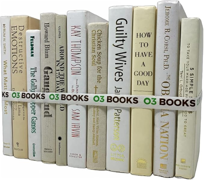 Curated Decorative Books Hardcover Décor Books for Home Décor, Choose Color, Interior Design, O... | Amazon (US)