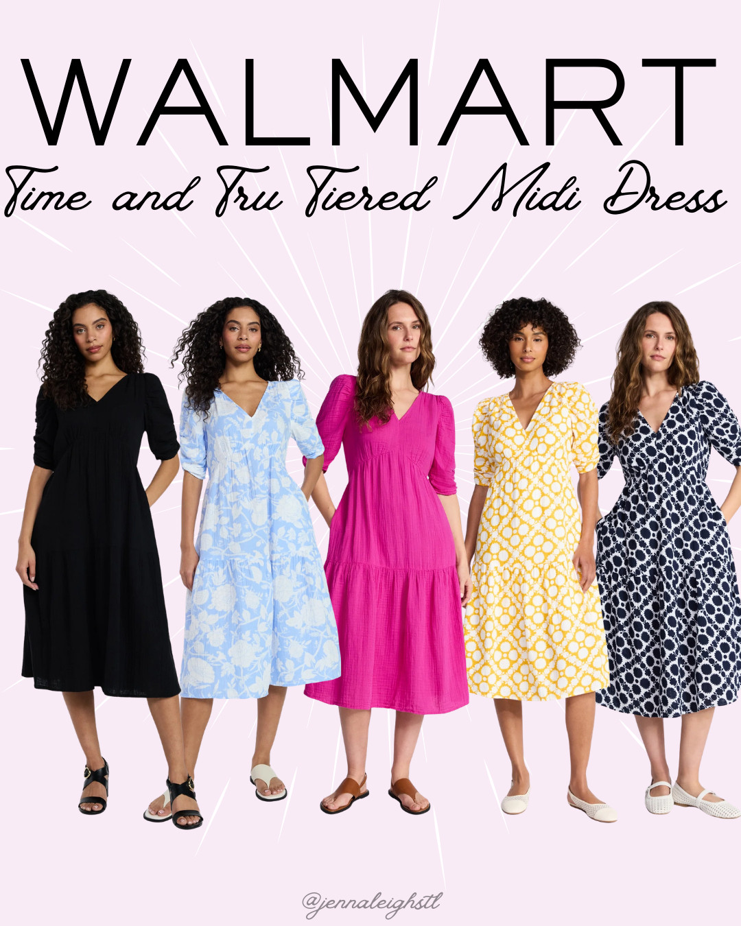 We know why this is a Walmart bestseller. Such a versatile dress that comes in so many great colors and patterns and it’s under $25. 

 #LTKSeasonal #LTKMidsize #LTKWorkwear