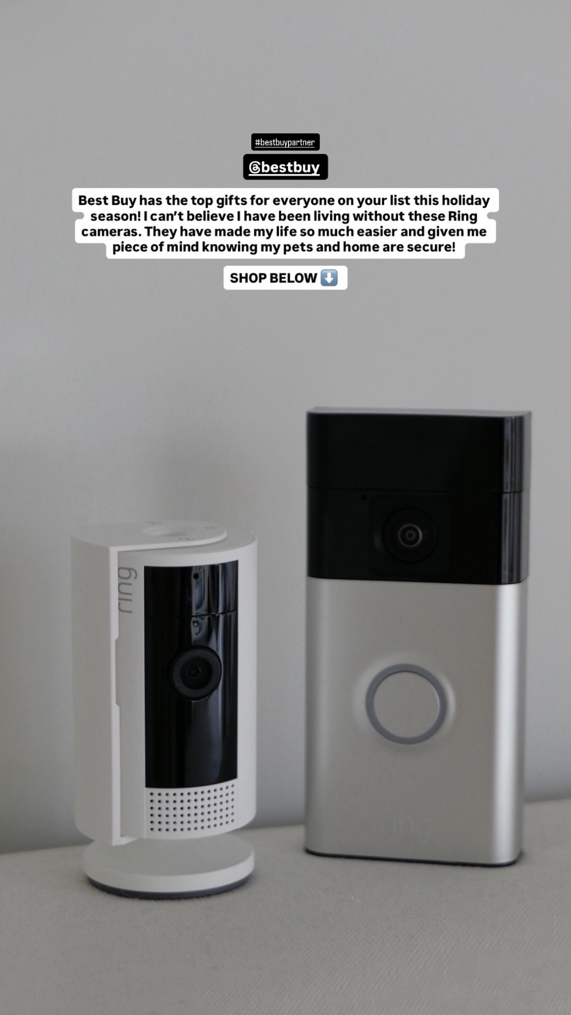 #bestbuypartner Making shopping easy for the holidays with Best Buy! My one stop shop for all things tech gifts. I am obsessed with my new Ring cameras - I can’t believe I have been living without these! This combo makes life so much easier (and safer) for myself and my pets. Find them on Best Buy now! @bestbuy

#LTKGiftGuide #LTKHoliday #LTKSeasonal