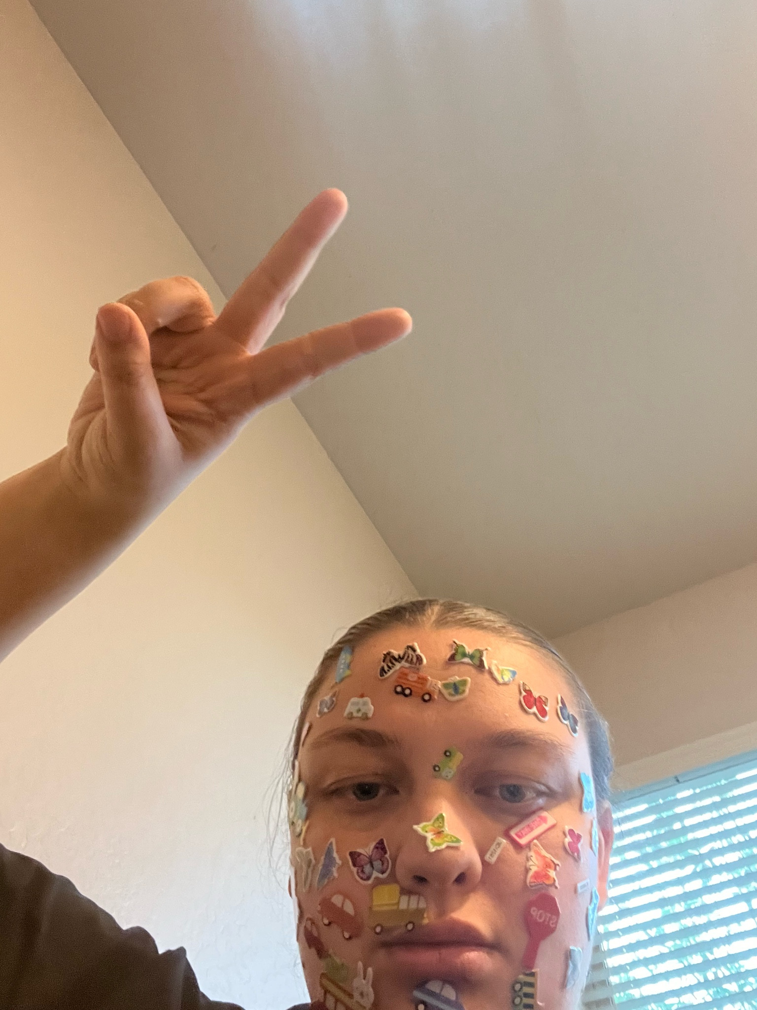 Puffy sticker beat by my kids