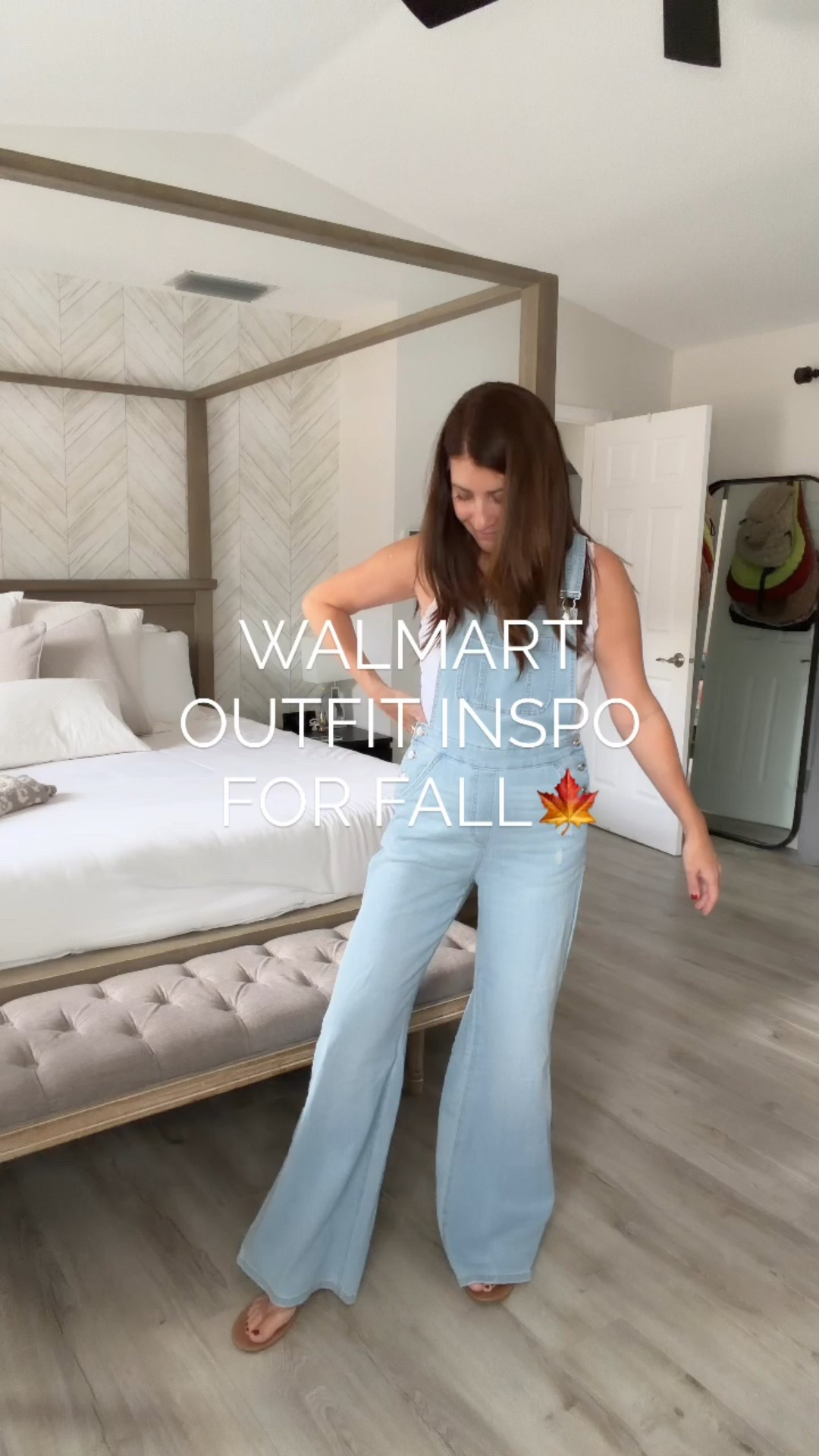 Walmart outfit inspo for fall 🍂 The must-have overalls of the season are here and they’re GOOD! 👖 Super soft, lived-in denim with the cutest wide-leg detail that makes them feel so on trend. High sell-out risk, don’t sleep on these!

Wearing an
Overall -  size extra small
Cardigan – size small
Tank – size small

✨ Follow @styledinasnap_ for affordable fashion, beauty, home & family finds
#Walmart #WalmartFashion

#FallStyle #OOTD #AffordableFashion #FallOutfitInspo #StyleInspo #BudgetFriendlyStyle #WardrobeStaple #DenimStyle #StyledInASnap

#LTKSeasonal #LTKStyleTip #LTKOver40