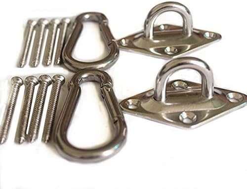 Size M6 600 lb Capacity Premium Hammock Hooks Best Hanging Kit for Indoor relaxation Set of Ceili... | Amazon (US)