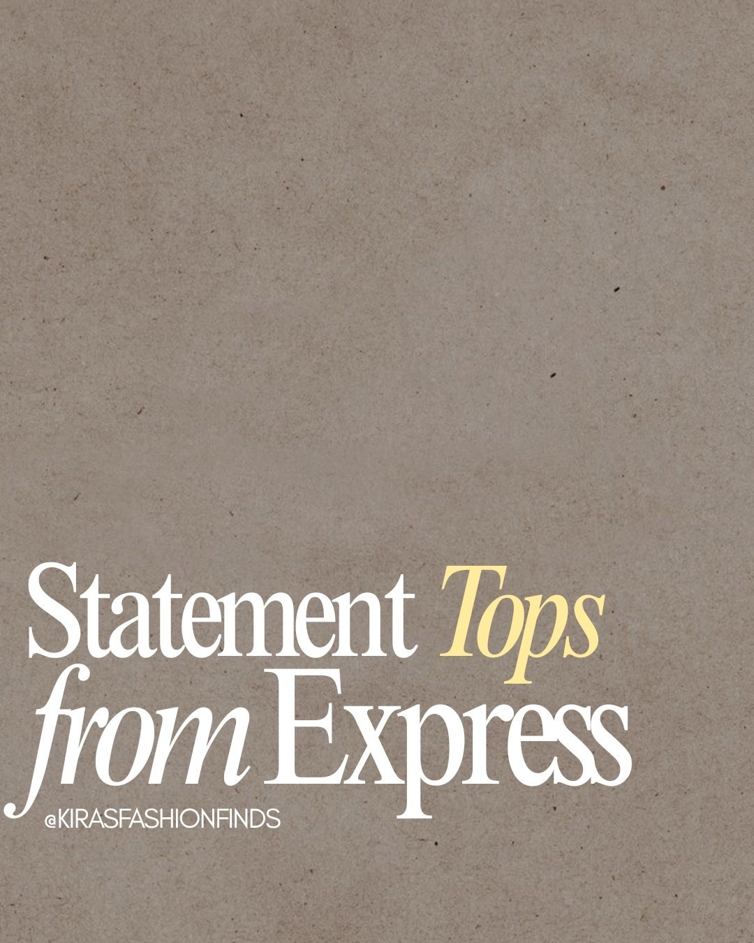 Scroll to shop! ✨ Everything is linked below. 👇🏽 

Statement Tops from @Express 

📲   Download the FREE LTK app & follow me (@kirasfashionfinds) to shop all my daily finds.  #LTKootd #LTKPetite #LTKU

#LTKootd #LTKgrwm #LTKSaleAlert