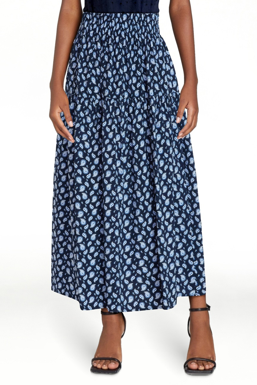 Time and Tru Women’s Tiered Maxi Skirt, Sizes XS-XXXL | Walmart (US)