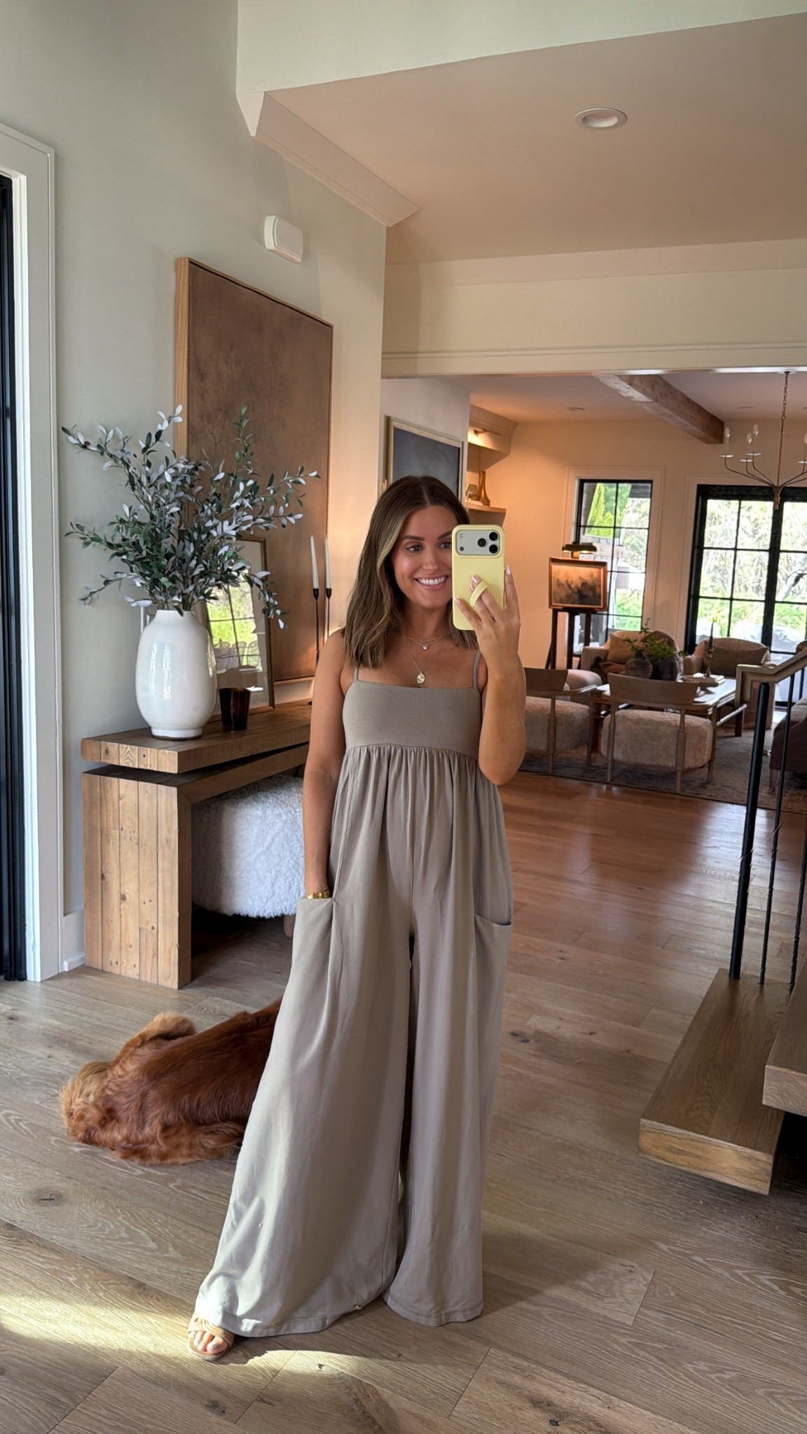 Wearing an xs in this jumpsuit from FP Movement- another one of my faves for a comfortable look during pregnancy! But also even if you’re not pregnant, it’s an easy and comfy look to throw on while still looking out together! The wide legs and lightweight material is also super airy and perfect for spring/summer! 

#LTKmomlife #LTKootd #LTKBump