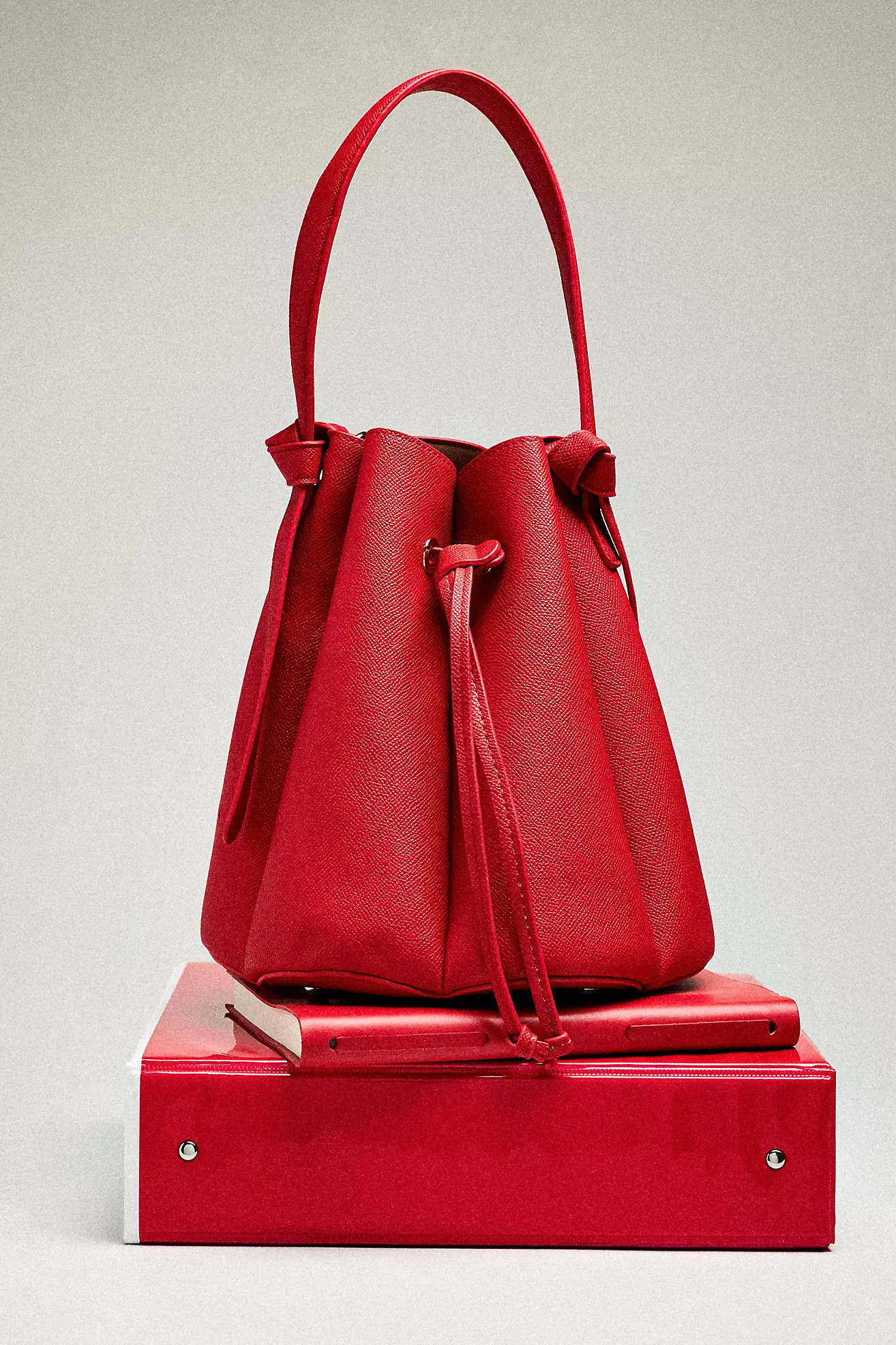 Laguna Cinched Vegan Leather Bucket Bag | Anthropologie (US)