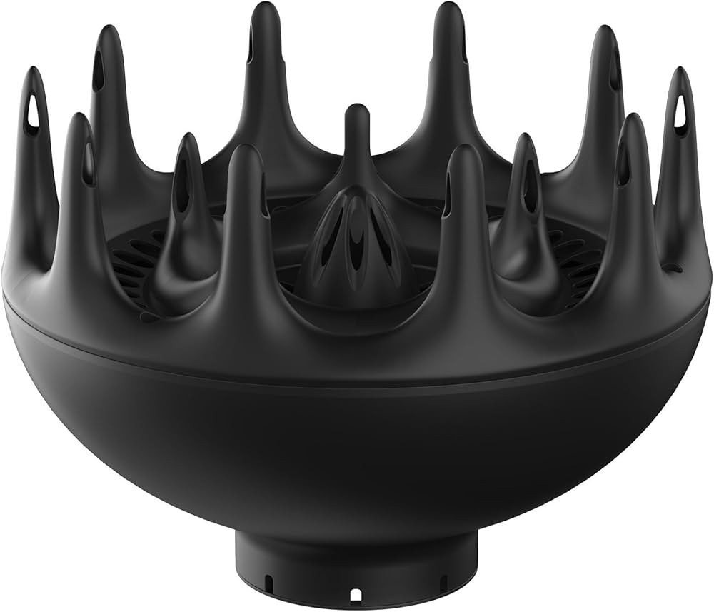 Xtava Black Orchid Hair Diffuser for Curly Hair, Blow Dryer Attachment, Frizz Control, Hair Care | Amazon (US)